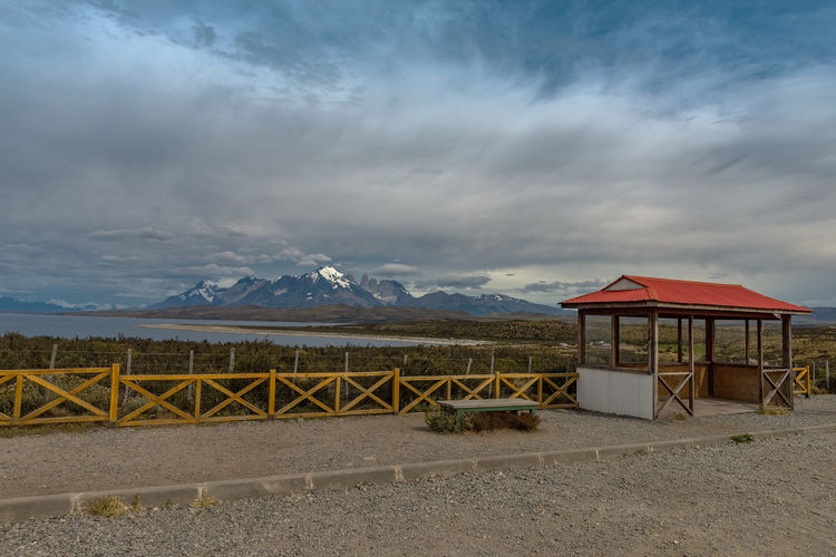 Panorama of torres del paine national park, patagonia, chile