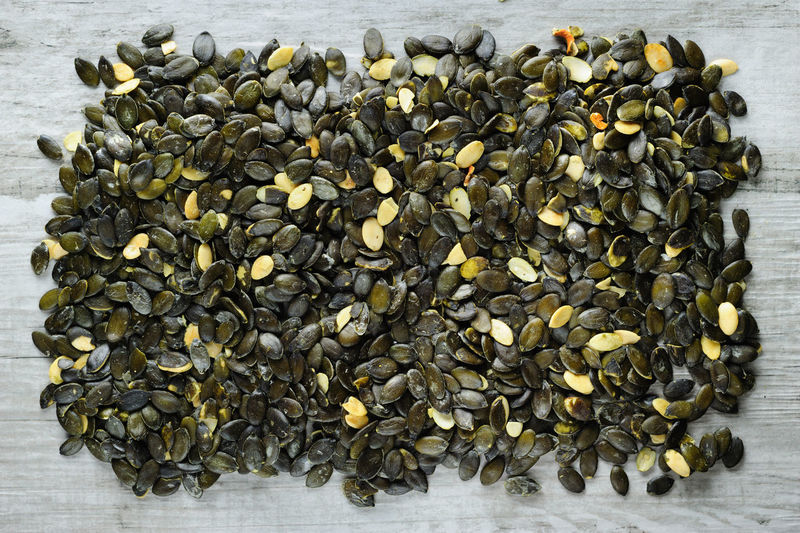 Close-up of pumpkin seeds