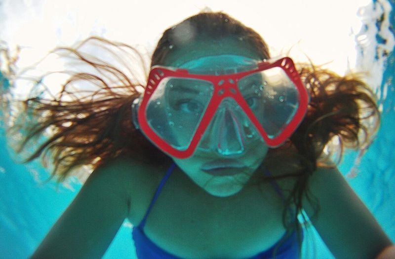 Portrait of woman wearing sunglasses