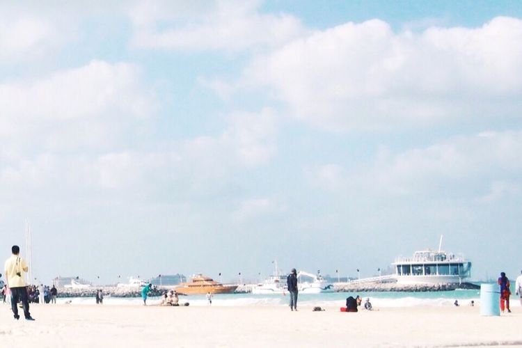People at beach