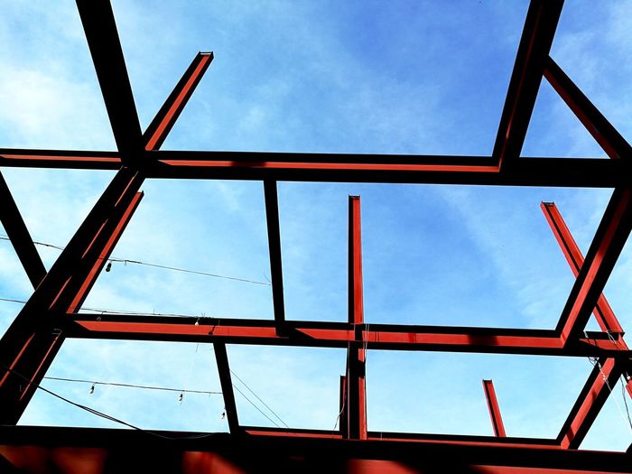 Low angle view of building against sky