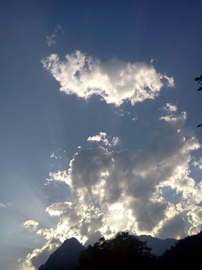 Low angle view of sky