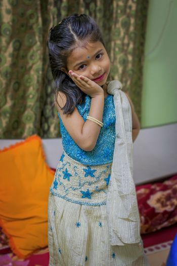 Portrait of a smiling girl