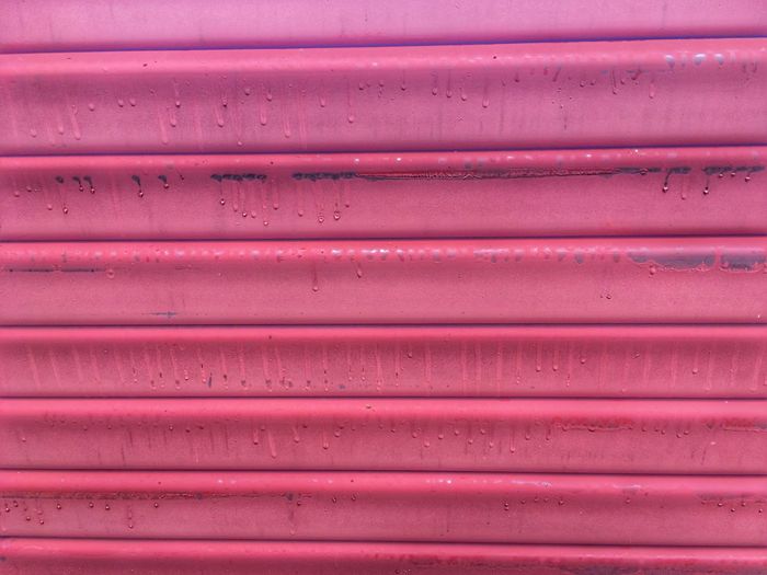 Full frame shot of pink shutter