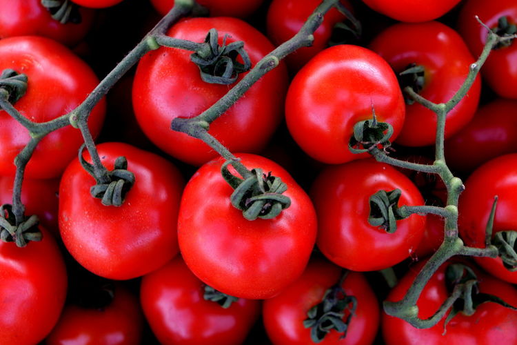 Full frame shot of cherry tomatoes