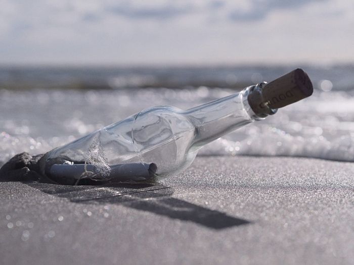 Close-up of water bottle