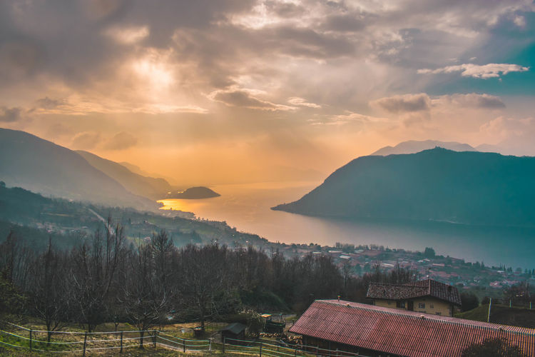 View on iseo lake