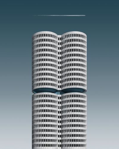 DIGITAL COMPOSITE IMAGE OF BLUE SKY
