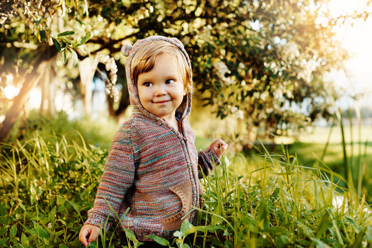 Shot of an adorable little boy having fun outdoors