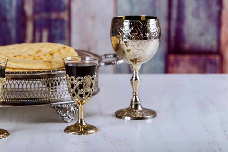 Close-up of drink on table
