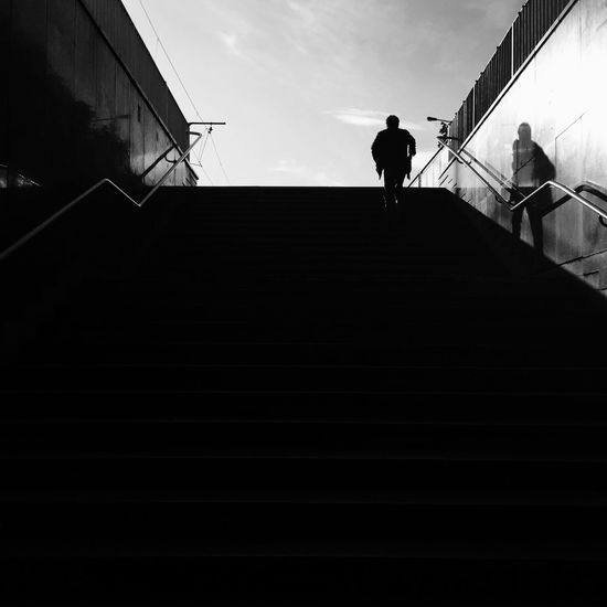 Low angle view of staircase