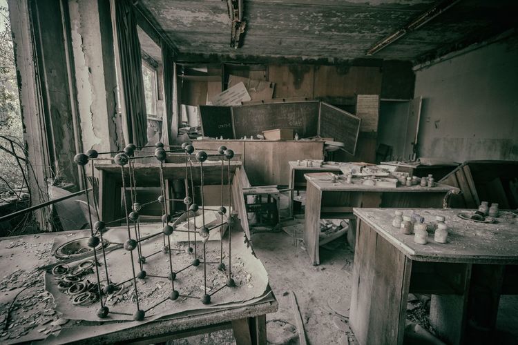 Abandoned school in pripyat
