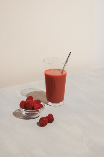 Close-up of drink on table