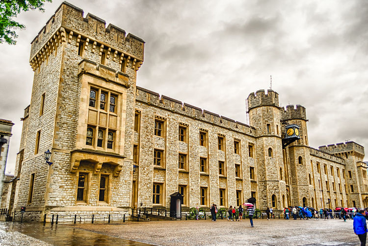 The iconic tower of london, royal palace and fortress, uk