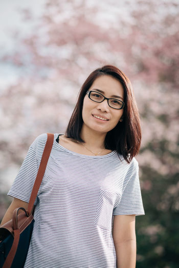 Portrait of young woman