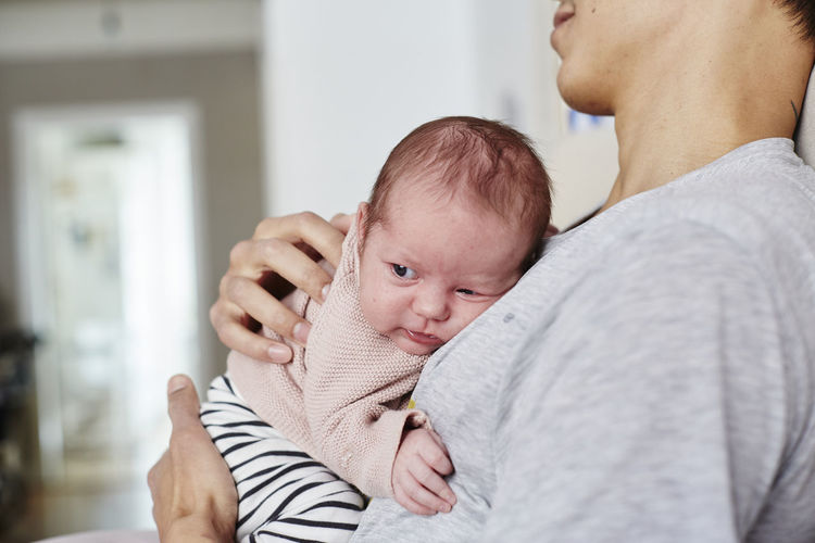 Father with baby