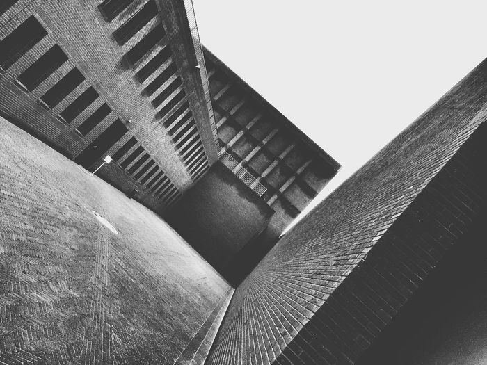 Low angle view of modern building