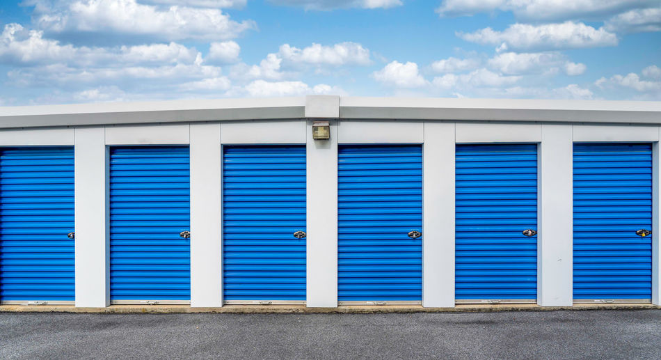 A business of storage unit rentals for rent.