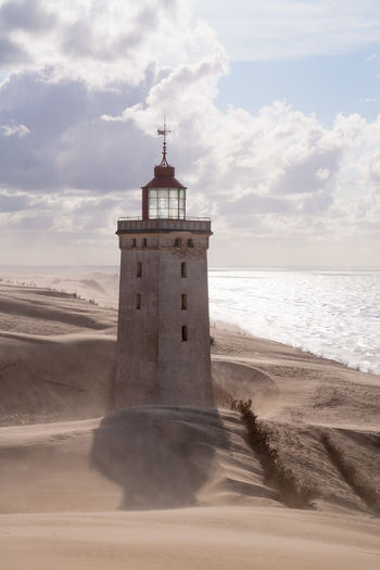 View of rubjerg knude lighthouse