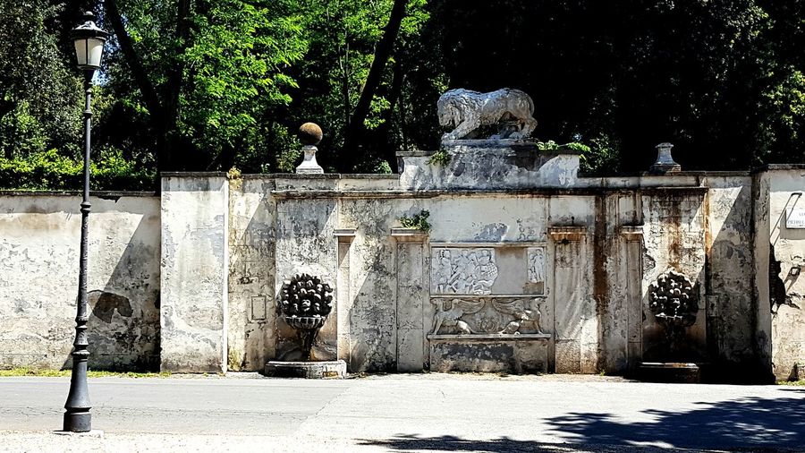 Entrance of old building