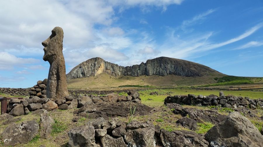 Easter island landscape