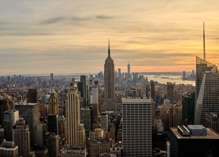 New york seen from top of the rock