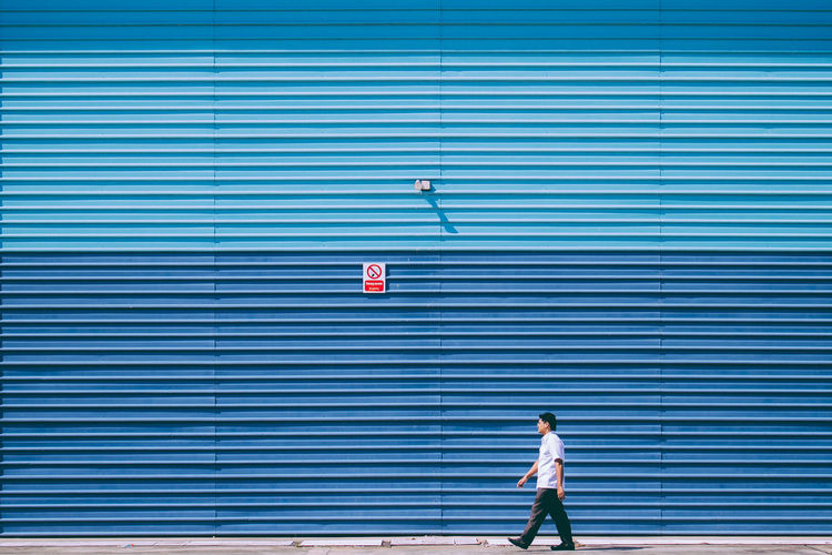 Close-up of red wall