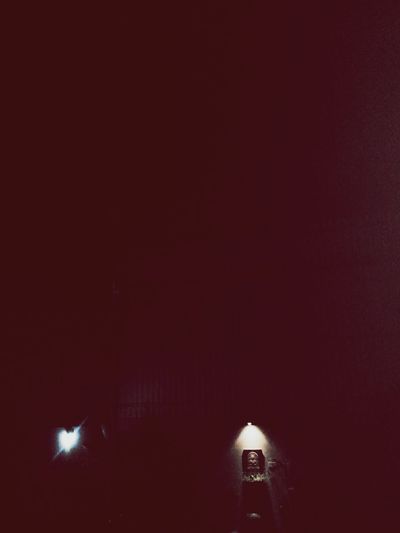 Illuminated built structure at night