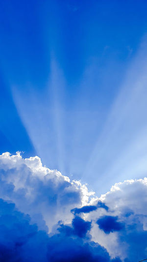 Low angle view of clouds in sky