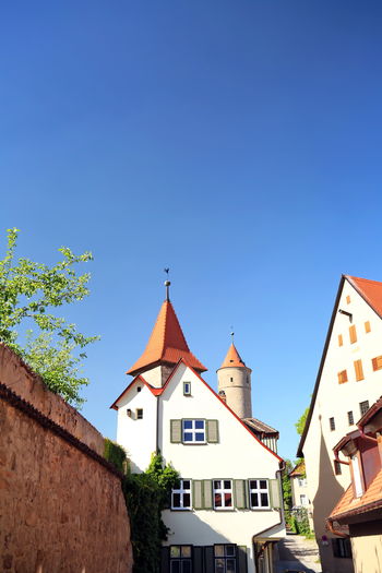 Bäuerlinsturm in dinkelsbühl is a city in bavaria, germany, with many historical attractions