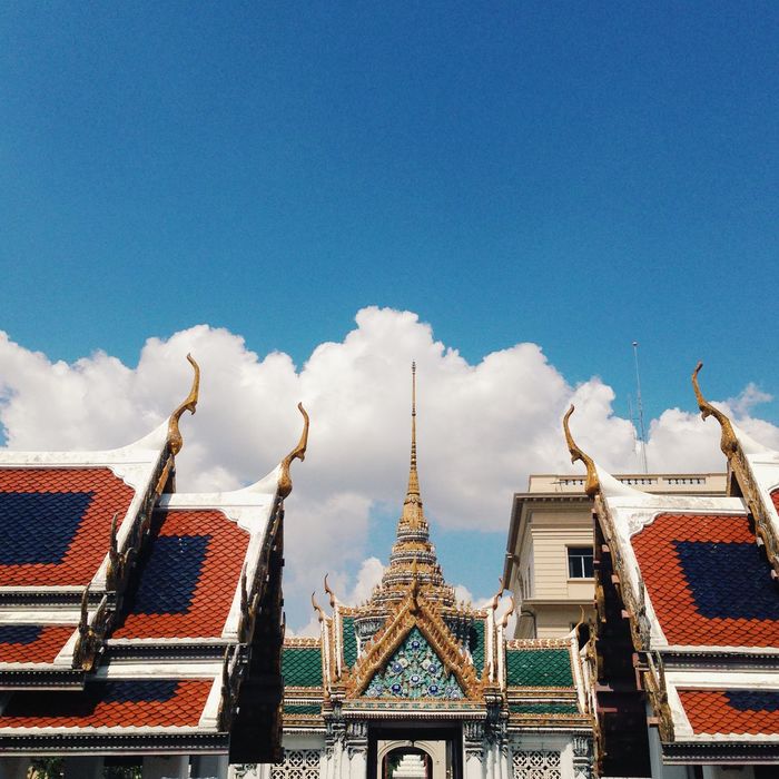 Buildings at grand palace against sky