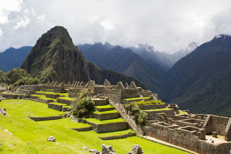 Machupicchu seven wonder of the world at peru