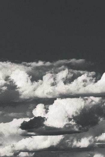 Low angle view of clouds in sky