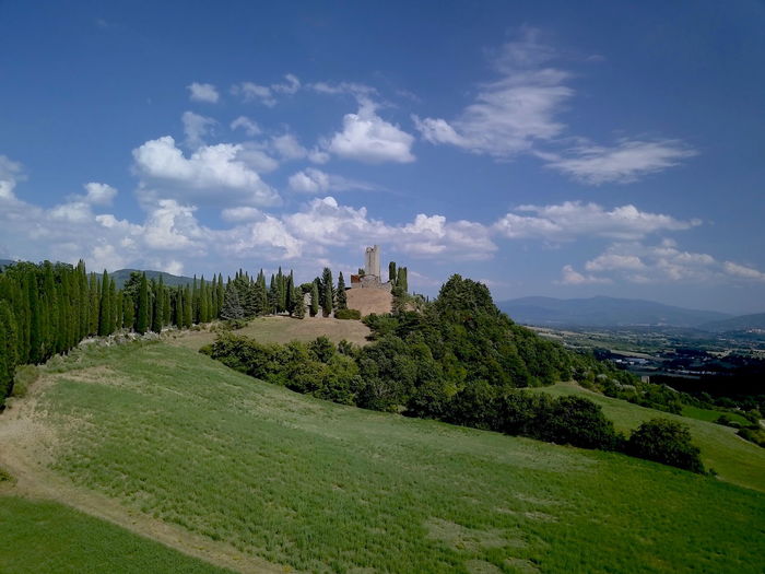 Castle of romena in the tuscan casentino