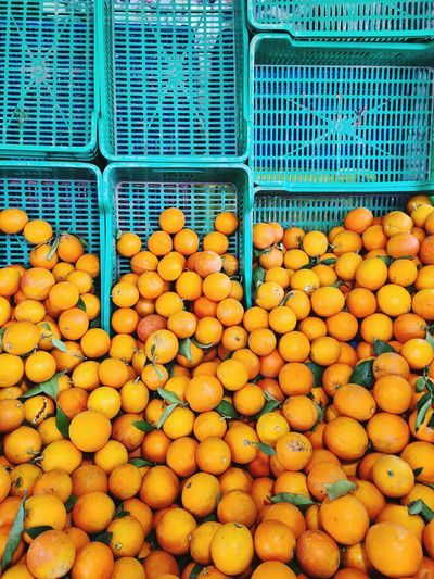 Full frame shot of fruits for sale at market stall