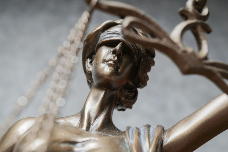 Lady justice statue
