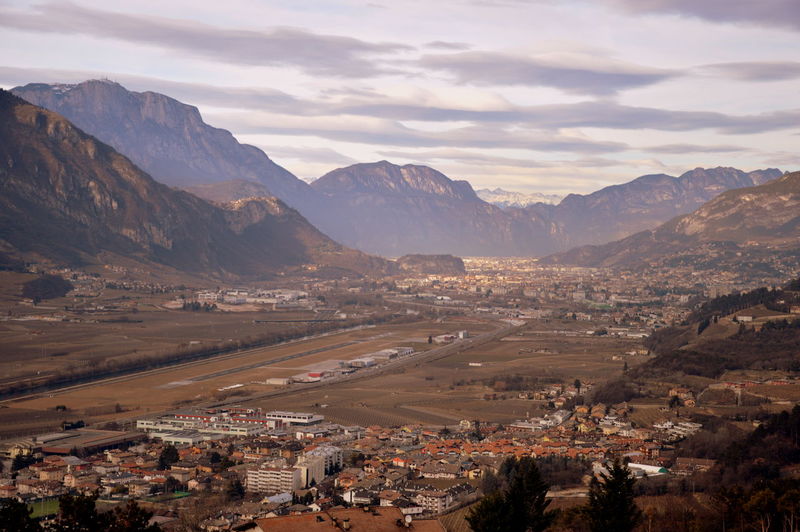 Aerial view of city