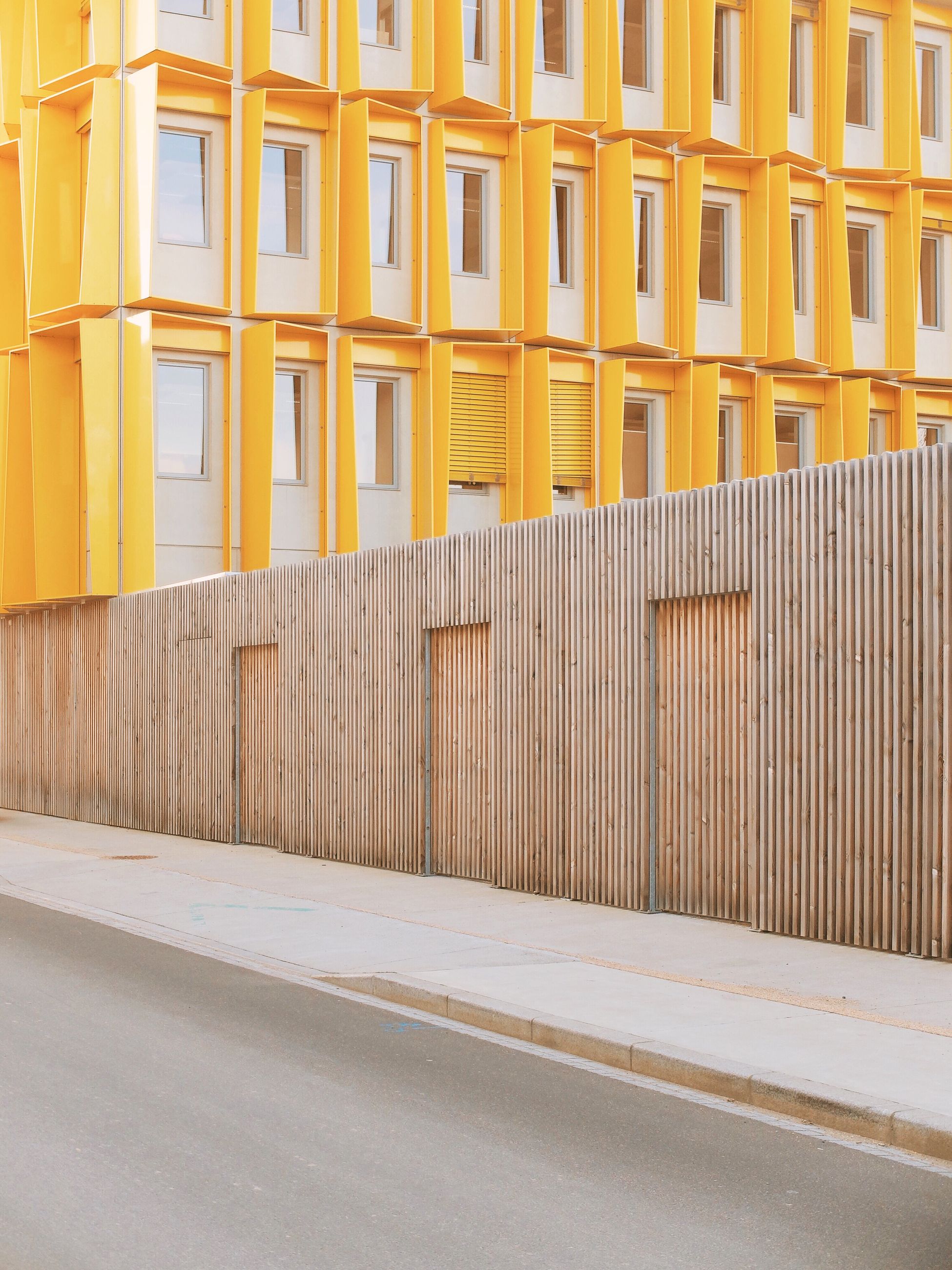 built structure, architecture, building exterior, yellow, no people, outdoors, day