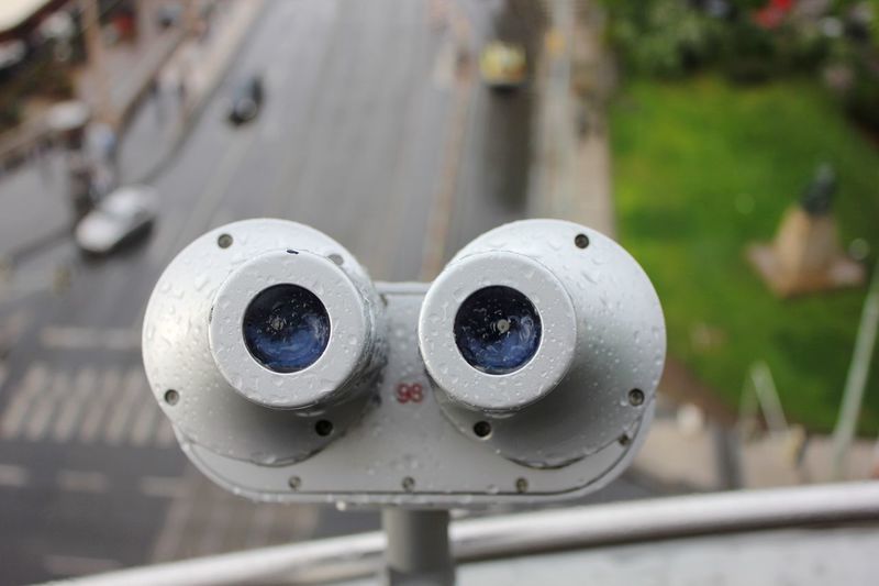 Close up of binoculars 