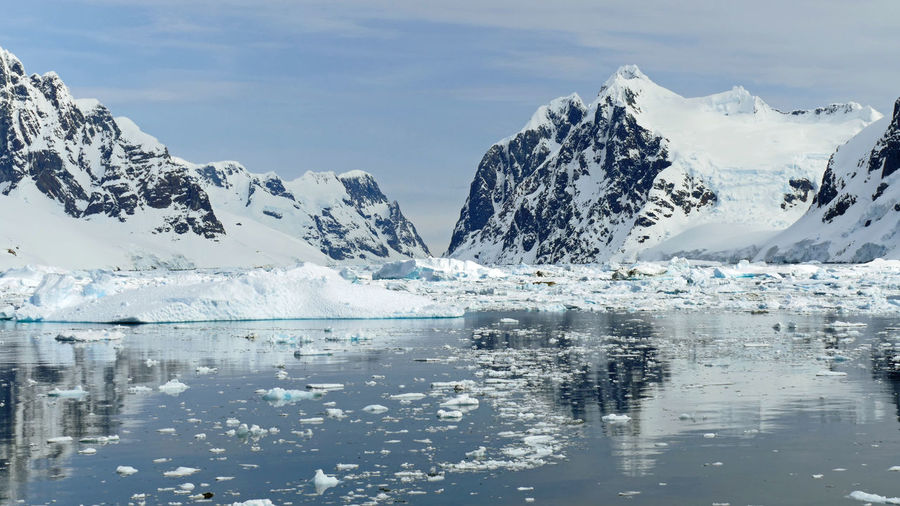 Lemaire channel in sunny weather