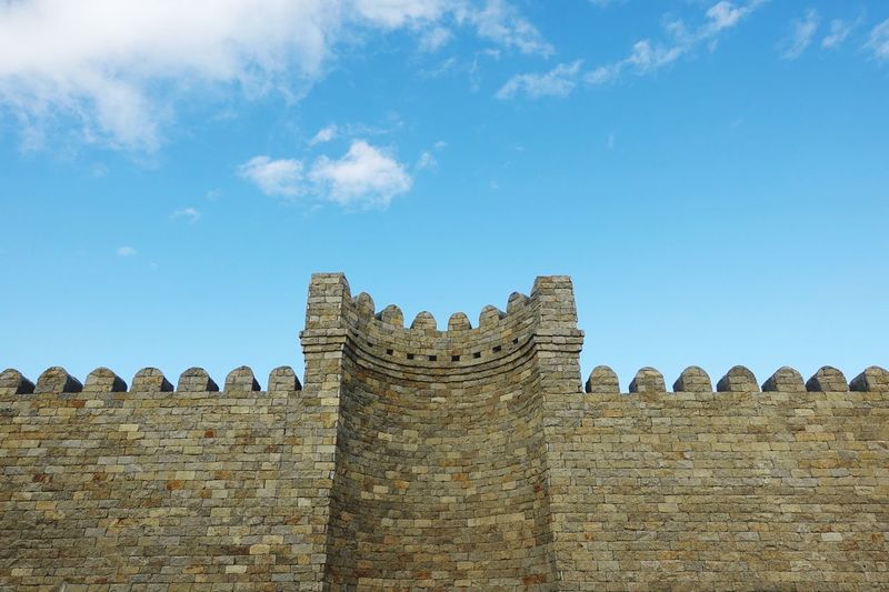 Arabian wall with tower