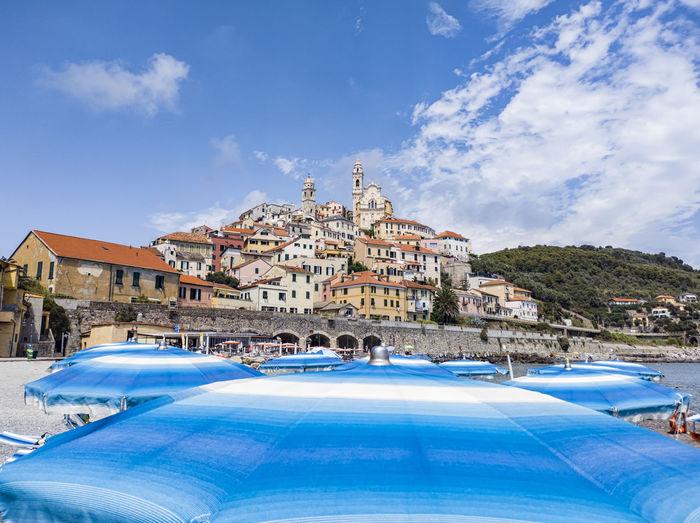 The town of cervo in liguria