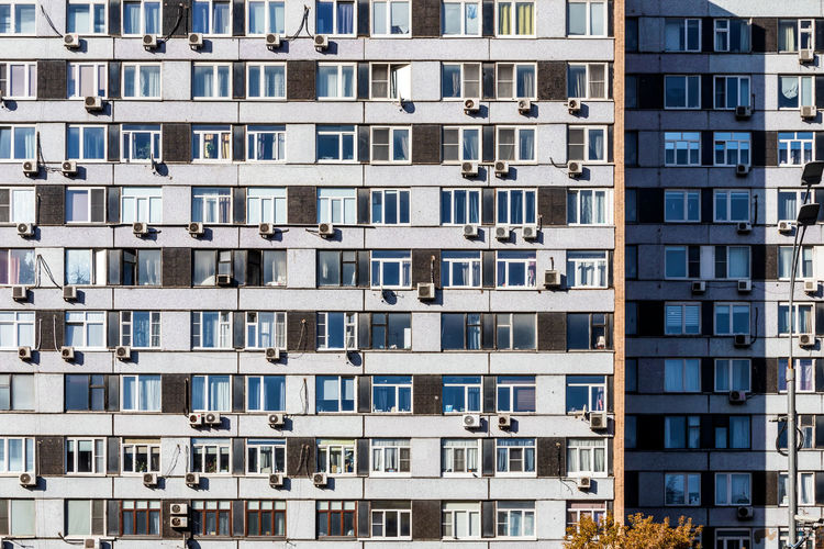 Full frame shot of residential building