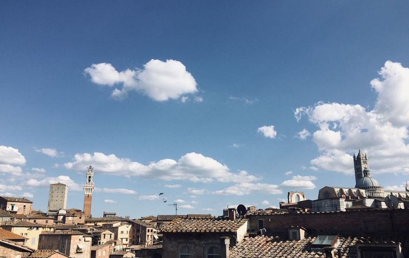The city of siena in tuscany 