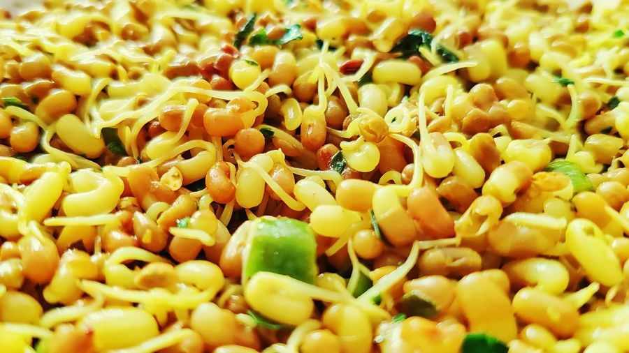 Full frame shot of chopped vegetables
