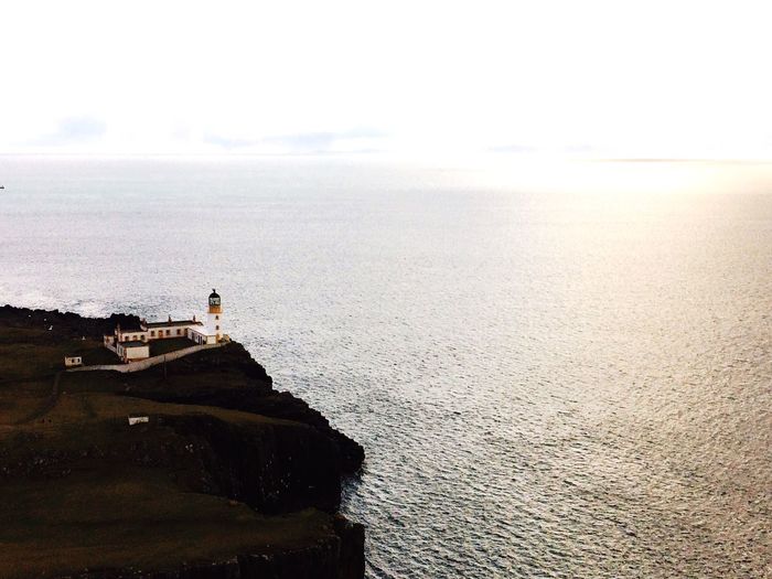 Nest point lighthouse on the isle of skye