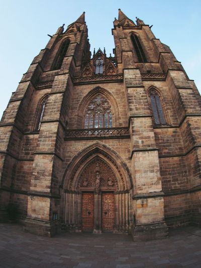 Low angle view of cathedral against sky