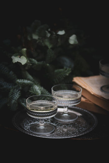 Close-up of drink on table