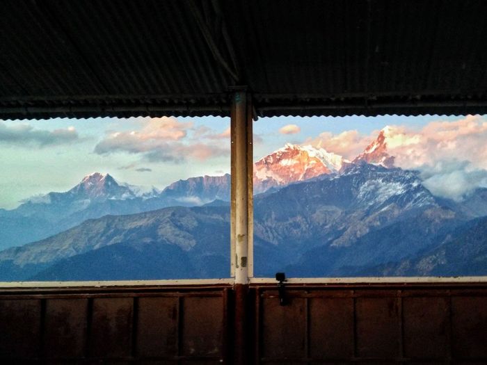Snowcapped himalayas mountains