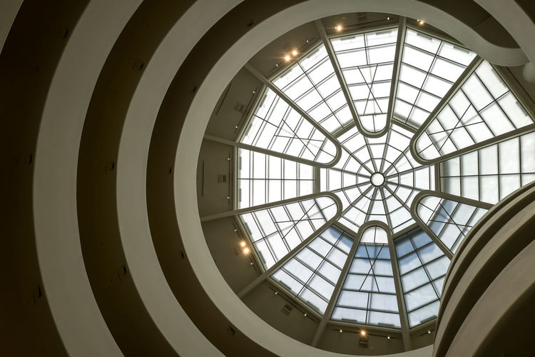 Low angle view of ceiling